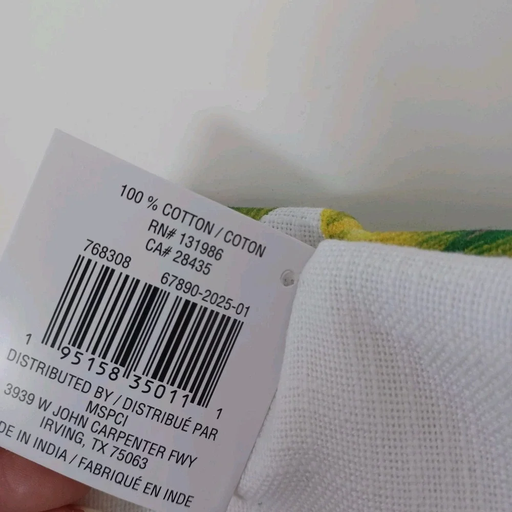 NWT Set of‎ 2 Kitchen Hand Towels Happy Hour Tropical